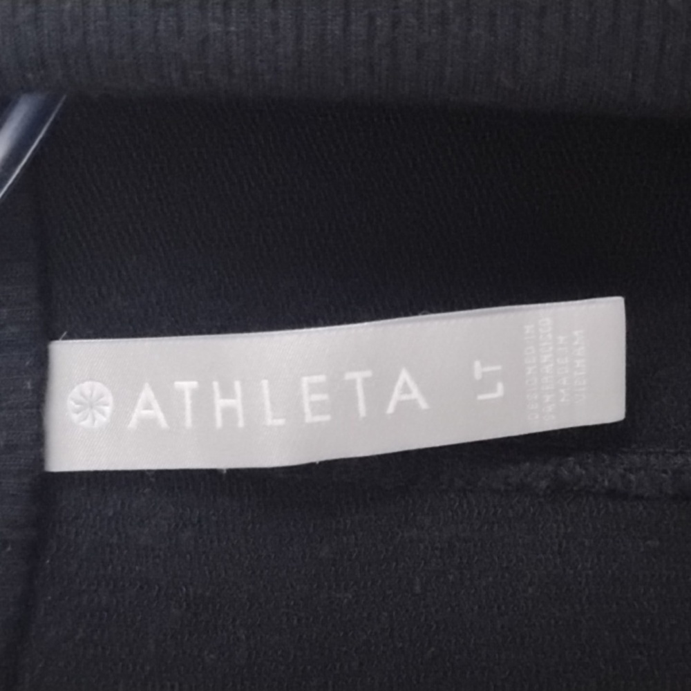 Athleta Casual Neutral Minimalist  Black‎ Knit Long Cardigan With Thumbholes - Picture 5 of 16